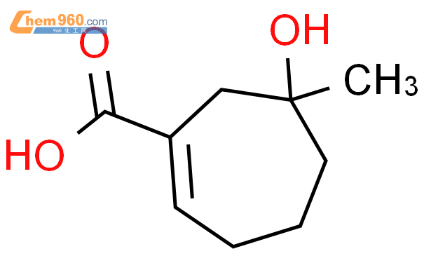 (8ci)-6-羟基-6-甲基-1-环庚烯e-1-羧酸