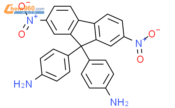 176258 98 3 Benzenamine 4 4 2 7 Dinitro 9h Fluoren 9 Ylidene Bis Cas号 176258 98 3 Benzenamine