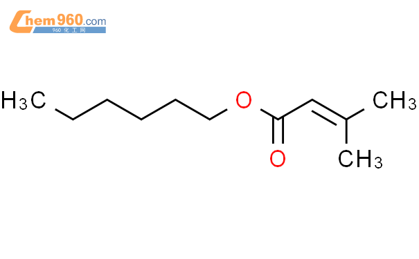 3-甲基-2-丁烯酸结构式图片