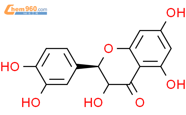 双氢槲皮素结构式