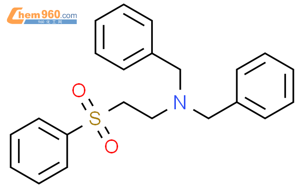 176955 95 6 Benzenemethanamine N Phenylmethyl N [2 Phenylsulfonyl Ethyl] Cas号 176955 95 6