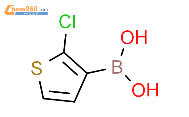 2-氯噻吩-3-硼酸结构式图片|177734-82-6结构式图片