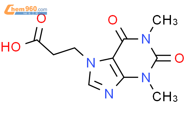 3-(1,3-二甲基-2,6-二氧代-1,2,3,6-四氢-7H-嘌呤-7-基)丙酸
