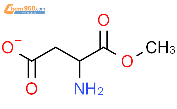 L-天门冬氨酸 1-甲酯结构式图片|17812-32-7结构式图片
