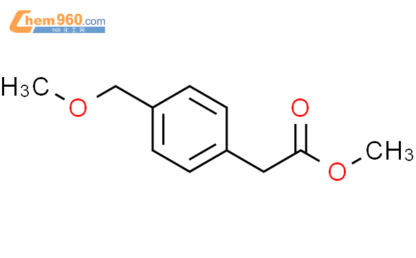 4-(甲氧基甲基)苯乙酸结构式图片|17833-56-6结构式图片