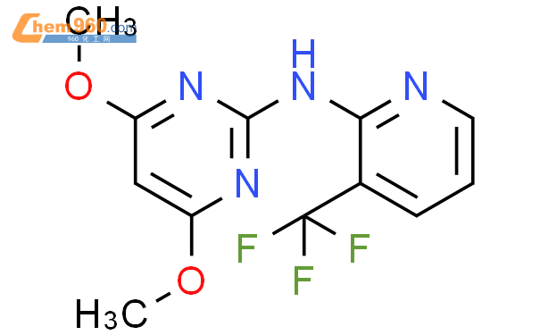 4,6-Dimethoxy-N-[3-(trifluoromethyl)-2-pyridinyl]-2-pyrimidinamine