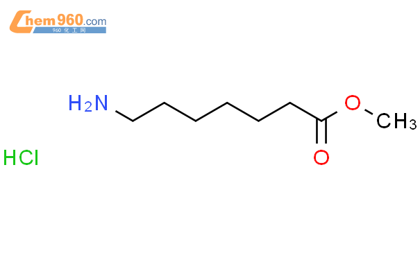 7-氨基庚酸甲酯结构式图片|17994-94-4结构式图片