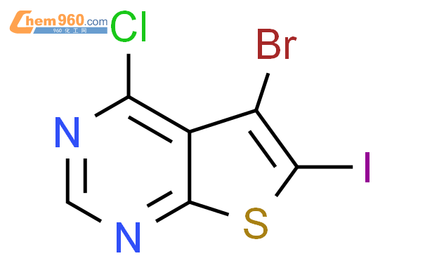 5-溴-4-氯-6-碘代噻吩并[2,3-D]嘧啶