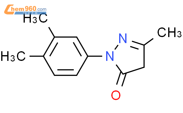 3-甲基-1-(3,4-二甲基苯基)-2-吡唑啉-5-酮