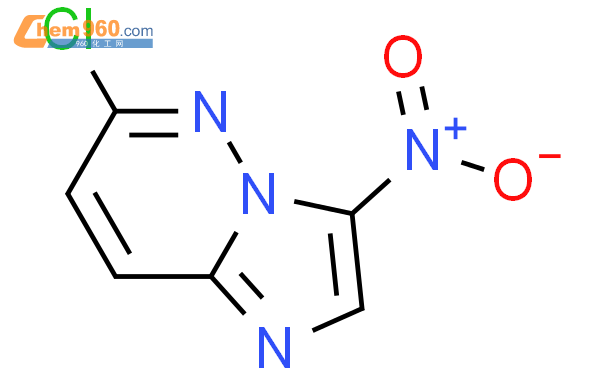 6-氯-3-硝基咪唑并[1,2-b]哒嗪结构式图片|18087-76-8结构式图片