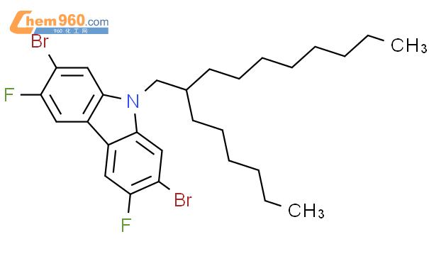 1809094 40 3 9H Carbazole 2 7 dibromo 3 6 difluoro 9 2 hexyldecyl 化学