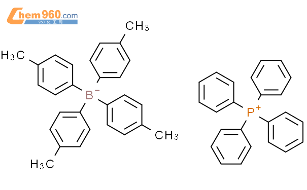 四-(4-甲基苯基)硼烷-四苯苛磷酸复合物结构式图片|181259-35-8结构式图片