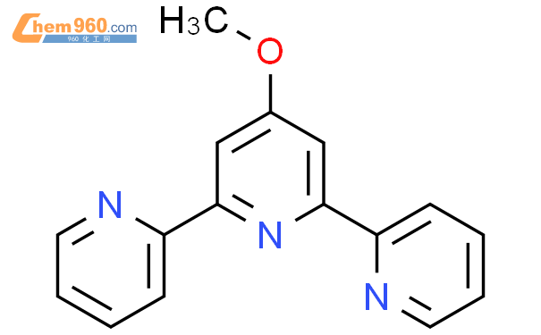 181866 50 22262 Terpyridine4 Methoxy 9ci化学式、结构式、分子式、mol 960化工网 