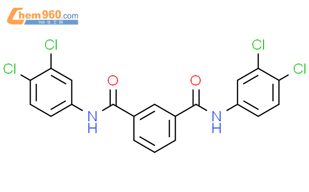 181872-36-6_N,N'-bis(3,4-dichlorophenyl)benzene-1,3-dicarboxamideCAS号 ...