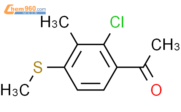1-[2-氯-3-甲基-4-(甲硫基)苯基]乙酮
