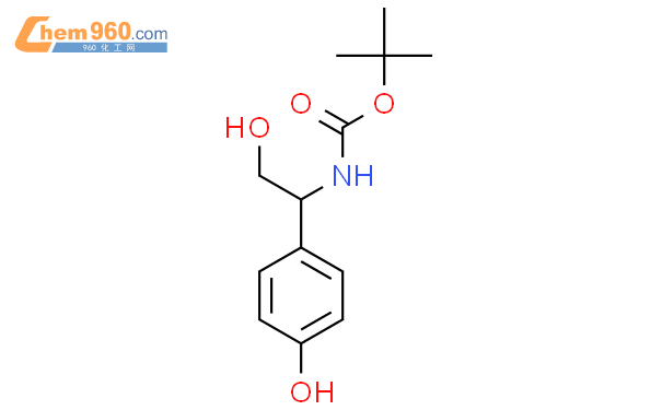 1824525 37 2 Tert butyl 2 hydroxy 1 4 hydroxyphenyl ethyl carbamateCAS号 1824525 37 2 Tert butyl