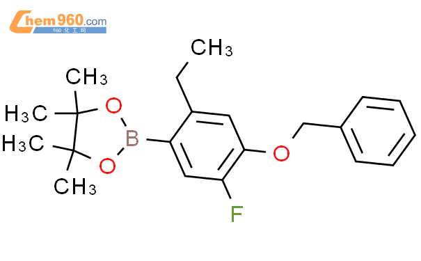 2-(4-(benzyloxy)-2-ethyl-5-fluorophenyl)-4,4,5,5-tetramethyl-1,3,2-dioxaborolane
