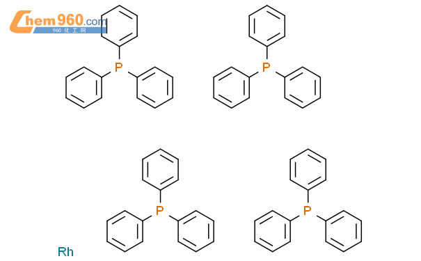 四(三苯基膦)氢化铑(I)结构式图片|18284-36-1结构式图片