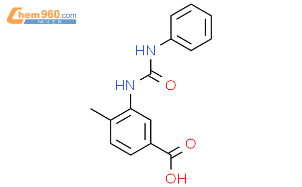 4-methyl-3-[(phenylcarbamoyl)amino]benzoic acid