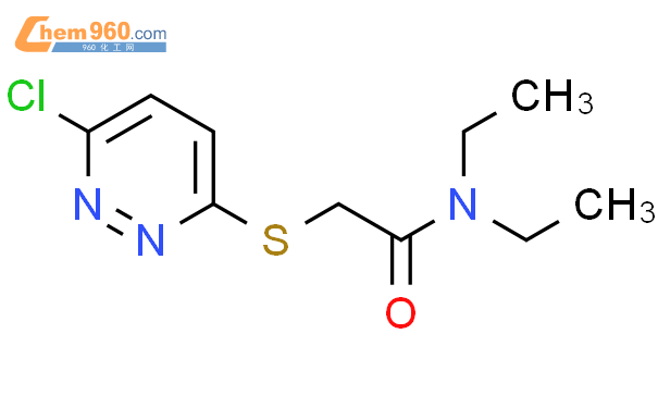 Acetamide,2-[(6-chloro-3-pyridazinyl)thio]-N,N-diethyl-