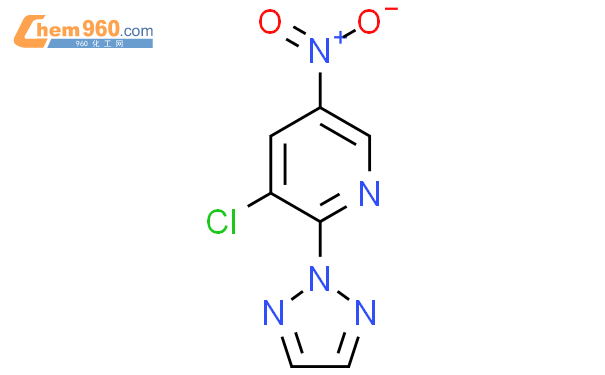 3-chloro-5-nitro-2-(2H-1,2,3-triazol-2-yl)pyridine结构式图片|1832583-40-0结构式图片