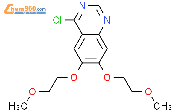 4-氯-6,7-双(甲氧基乙氧基)喹唑啉酮