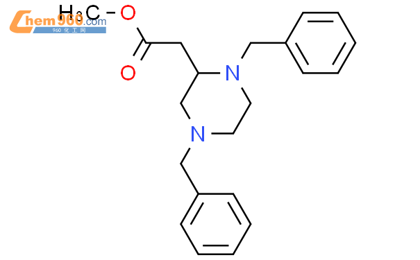 methyl 2-(1,4-dibenzylpiperazin-2-yl)acetate
