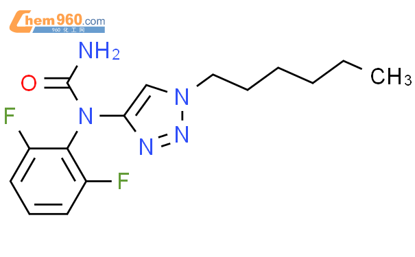 1839156 25 0 Urea N 2 6 difluorophenyl N 1 hexyl 1H 1 2 3 triazol 4 yl CAS号 1839156 25 0