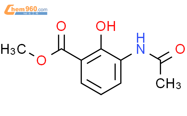 3-乙酰氨基-2-羥基苯甲酸甲酯結構式圖片|184151-07-3結構式圖片