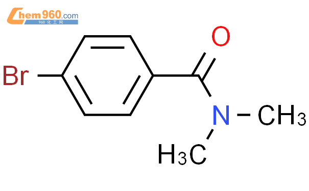 4-溴-N,N-二甲基苯酰胺结构式图片|18469-37-9结构式图片