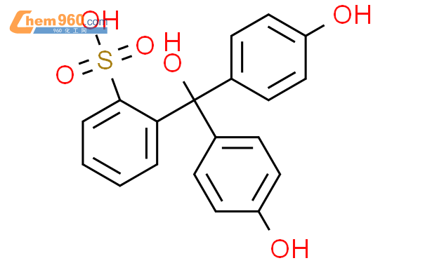 184773 37 3 Benzenesulfonic Acid 2 [hydroxybis 4 Hydroxyphenyl Methyl] Cas号 184773 37 3