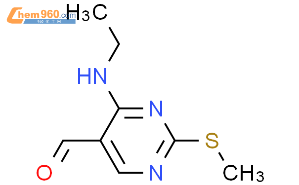 4-乙胺基-2-甲硫基-5-醛基嘧啶