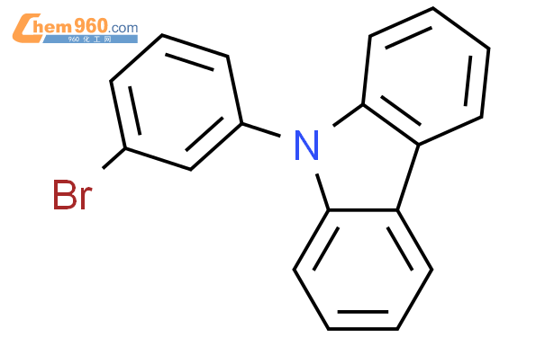 9-(3-溴苯基)-9H-咔唑结构式图片|185112-61-2结构式图片