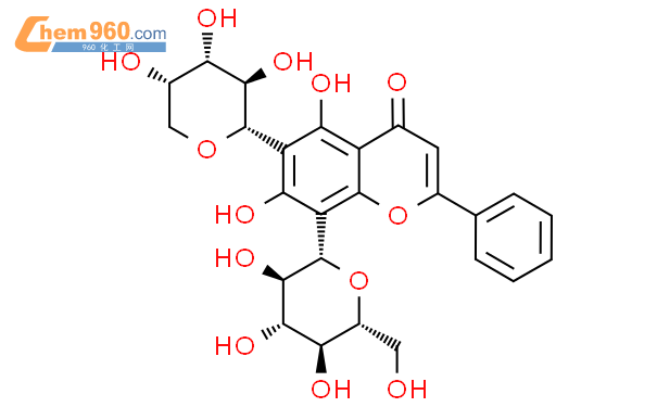 白杨素6-C-阿拉伯糖-8-C-葡萄糖苷