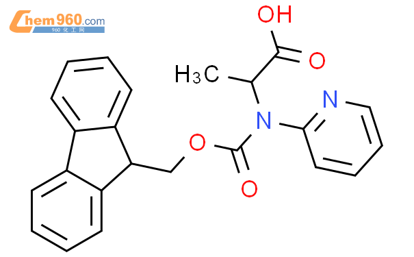 Fmoc-L-3-(2-吡啶基)丙氨酸结构式图片|185379-40-2结构式图片