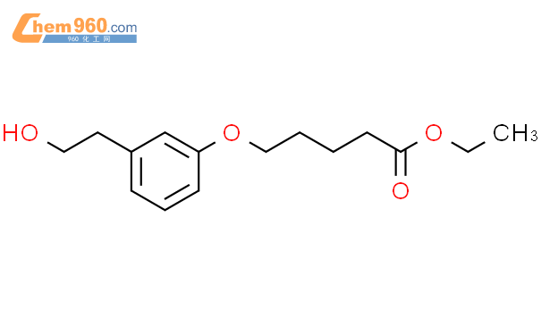 185900-86-1_Pentanoic acid, 5-[3-(2-hydroxyethyl)phenoxy]-, ethyl ...