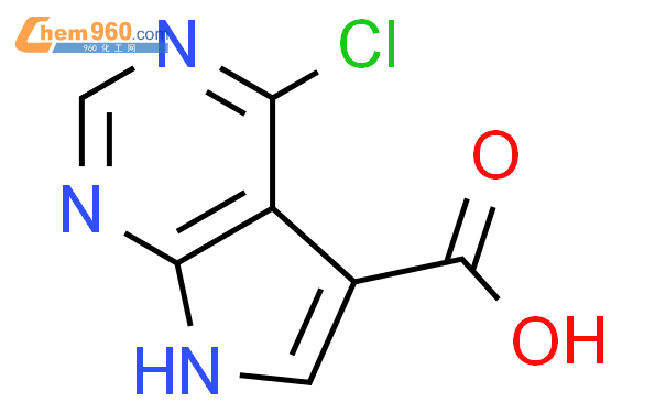 4-氯-7H-吡咯并[2,3-d]嘧啶-5-甲酸