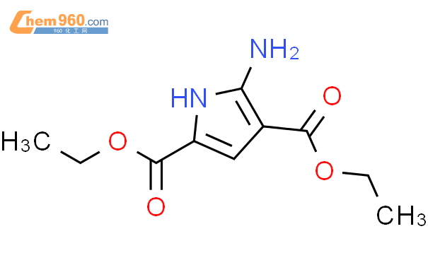 5-氨基-1H-吡咯-2,4-二甲酸二乙酯结构式图片|187724-98-7结构式图片