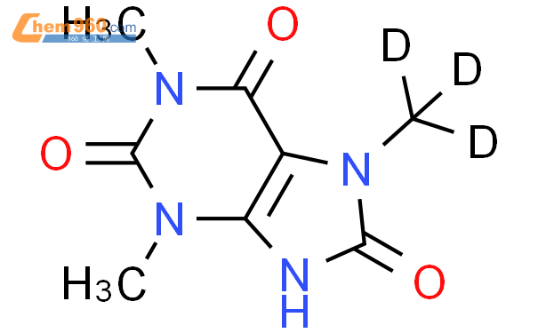 1,3-二甲基-7-(2H3)甲基-7,9-二氢-1H-嘌呤-2,6,8(3H)-三酮