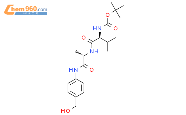 Tert-butyl N-[(2S)-1-[[(2S)-1-[4-(hydroxymethyl)anilino]-1-oxopropan-2-yl]amino]-3-methyl-1-oxobutan-2-yl]carbamate