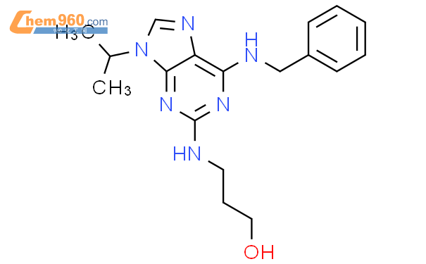 3-{[6-(苄基氨基)-9-异丙基-9H-嘌呤-2-基]氨基}-1-丙醇