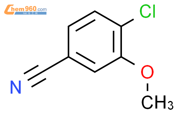 3-甲氧基-4-氯苯腈结构式图片|189628-40-8结构式图片