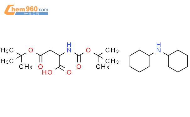N-叔丁氧羰基-L-天冬氨酸 4-叔丁酯二环己胺盐