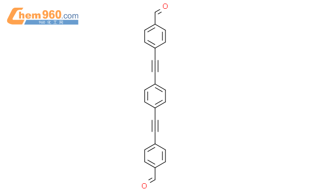 4,4'-(1,4-亚苯基双(乙炔-2,1-二基))二苯甲醛结构式图片|192188-70-8结构式图片