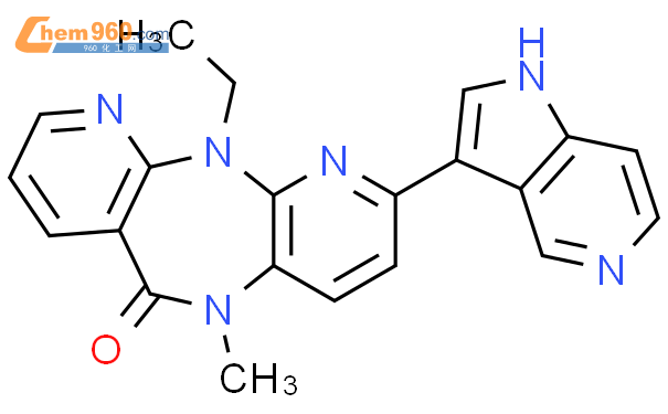 192189 29 0 11 Ethyl 5 Methyl 2 1H Pyrrolo 3 2 C Pyridin 3 Yl 5 11 Dihydro 6H Dipyrido 3 2 B 2