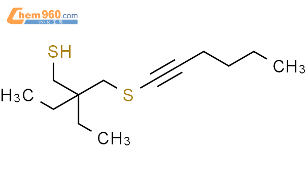 192509-81-2,1-Butanethiol, 2-ethyl-2-[(1-hexynylthio)methyl]-化学式、结构式、分子 ...