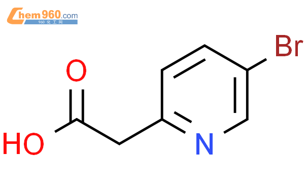 2-(5-溴吡啶-2-基)乙酸结构式图片|192642-85-6结构式图片