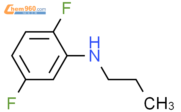 192811 49 7 BENZENAMINE 2 5 DIFLUORO N PROPYL 化学式结构式分子式mol 960化工网