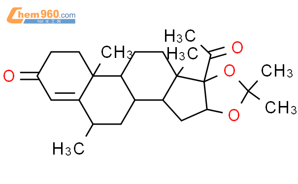16alpha,17-异亚丙基二氧基-6alpha-甲基黄体酮