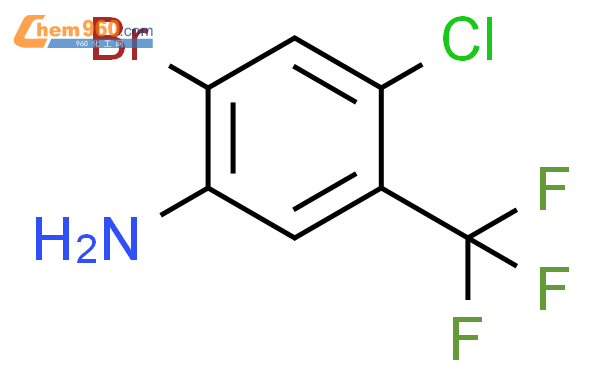 2-溴-4-氯-5-三氟甲基苯胺结构式图片|193090-44-7结构式图片